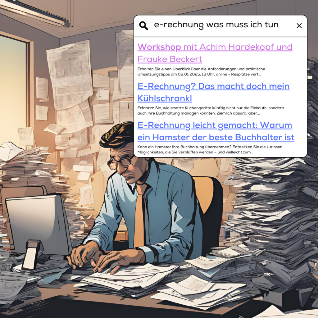 Anmeldung: Workshop E-Rechnung, 08.01.2025